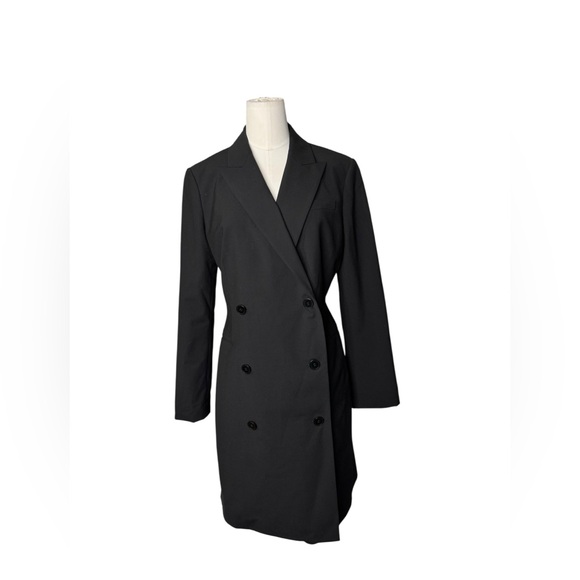 THEORY | Wool Blend Blazer  Black Dress  Size 00 - Picture 3 of 11